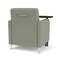 Lesro Siena Lounge Reception Guest Chair W/ Swivel Tablet, 27 in W 29.5 in L 32.5 in H SN1101 - alternate 2